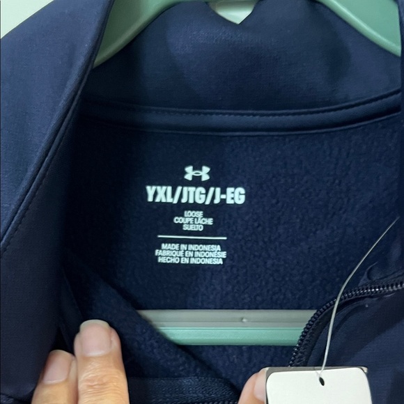 Under Armour Kids' Navy Sweatshirt - Picture 3 of 5